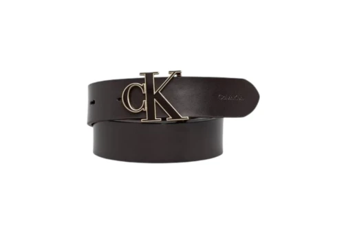 Calvin Klein Full-Grain Leather Logo Buckle Ζώνη Casual (LV04F7073G R3H)