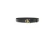Calvin Klein Round Buckle Γυναικεία Casual Ζώνη Μαύρη, Χρυσή