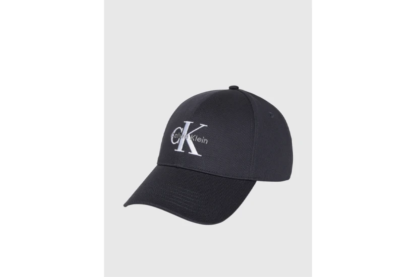 Calvin Klein Embroidered Monologo Baseball Καπέλο Strapback Ανθρακί