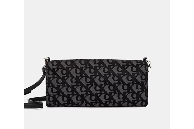Calvin Klein Convertible Logo Jacquard Τσαντάκι Χιαστί - Ώμου