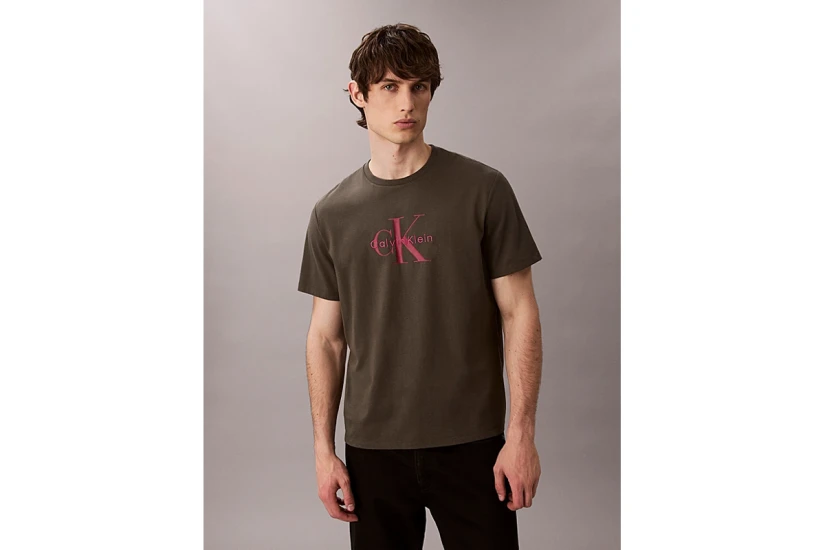 Calvin Klein Monogram Logo Ανδρικό Κοντομάνικο T-Shirt