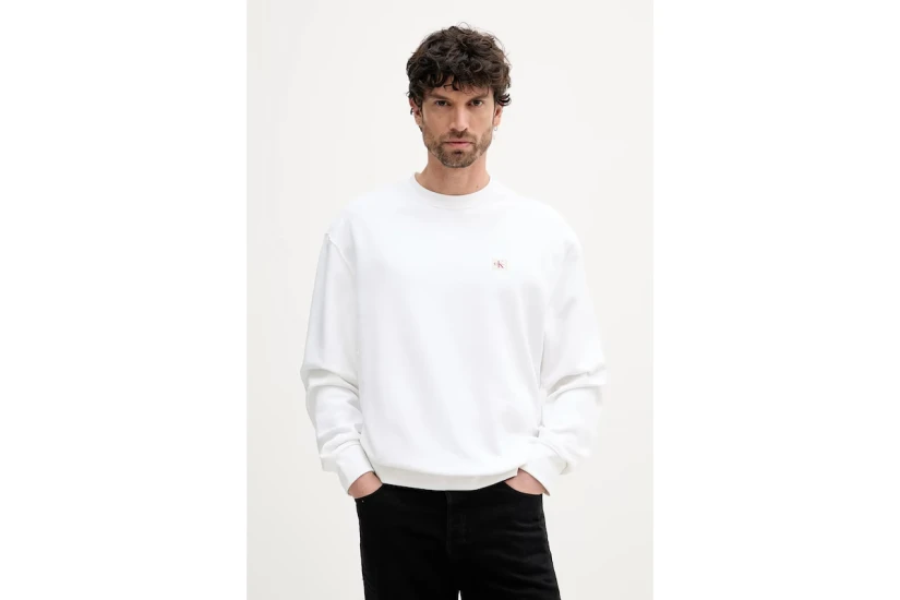 Calvin Klein Ανδρική Μακρυμάνικη Μπλούζα Λευκή
