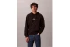 Calvin Klein Relaxed Monogram Ανδρικό Φούτερ με Κουκούλα Μαύρο