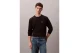 Calvin Klein Archive Logo Ανδρική Μακρυμάνικη Μπλούζα με Λαιμόκοψη Μαύρη