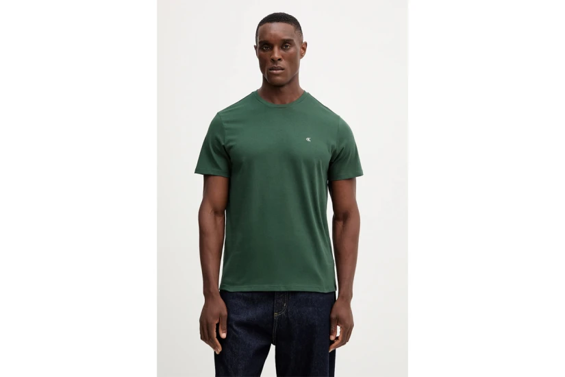 Calvin Klein Classic Monogram Ανδρικό Κοντομάνικο T-Shirt Πράσινο