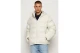 Calvin Klein Monogram Ανδρικό Μπουφάν Puffer με Κουκούλα Εκρού