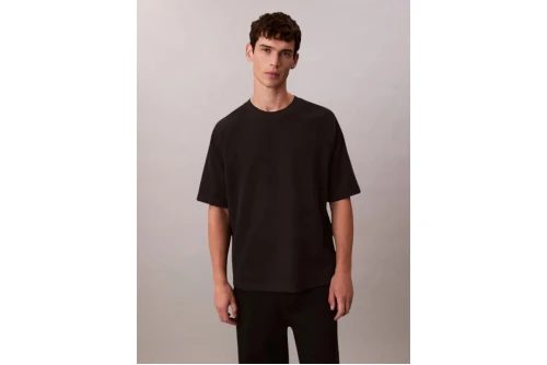 Calvin Klein Rib Cozy Flatback Relaxed Fit T-Shirt Ανδρικό (LV04RE225G UB1)