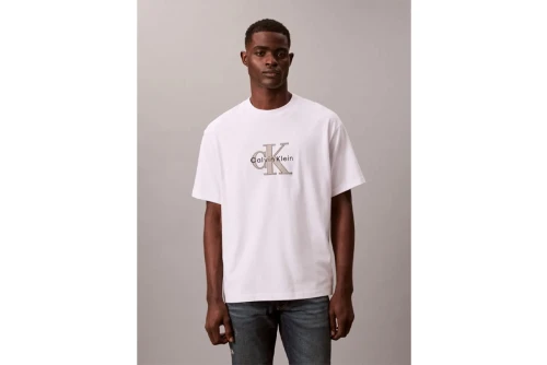 Calvin Klein Monologo Graphic Relaxed T-Shirt Ανδρικό (LV04RE815G YAF)
