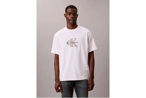 Calvin Klein Monologo Graphic Relaxed T-Shirt Ανδρικό (LV04RE815G YAF)