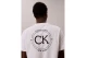 Calvin Klein Embroidered Logo Ανδρικό Κοντομάνικο T-Shirt Λευκό