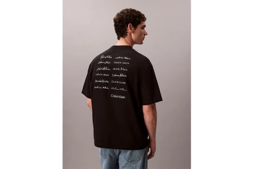 Calvin Klein Relaxed Script Logo T-Shirt Ανδρικό (LV04RE828G UB1)