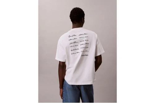 Calvin Klein Relaxed Script Logo T-Shirt Ανδρικό (LV04RE828G YAF)