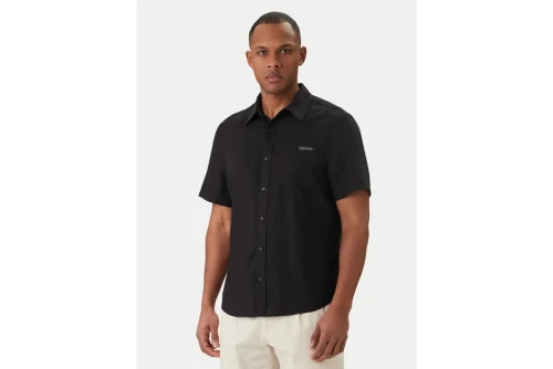 Calvin Klein Linen Classic Πουκάμισο Κοντομάνικο Ανδρικό (LV04RF120G UB1)