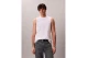 Calvin Klein Cotton Muscle Ανδρική Αμάνικη Μπλούζα Λευκή