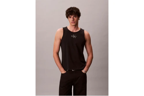 Calvin Klein Monogram Logo Μπλούζα Αμάνικη Ανδρική (LV04RF850G UB1)