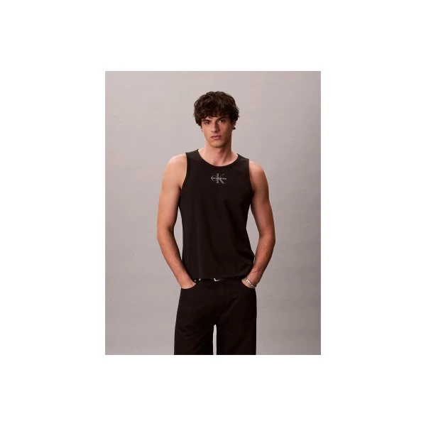 Calvin Klein Monogram Logo Μπλούζα Αμάνικη Ανδρική (LV04RF850G UB1)