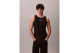 Calvin Klein Monogram Logo Ανδρική Αμάνικη Μπλούζα Μαύρη