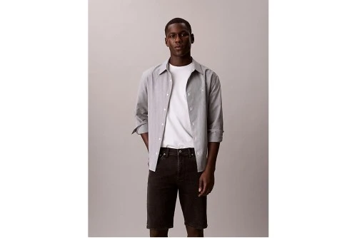 Calvin Klein Slim Denim Βερμούδα Τζιν Ανδρική (LV04RF921G 846)