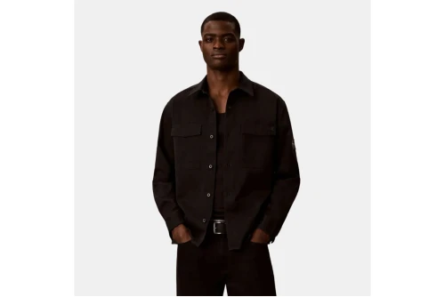 Calvin Klein Cotton Twill Utility Overshirt Πουκάμισο Μακρυμάνικο Ανδρικό (LV04RG121G UB1)