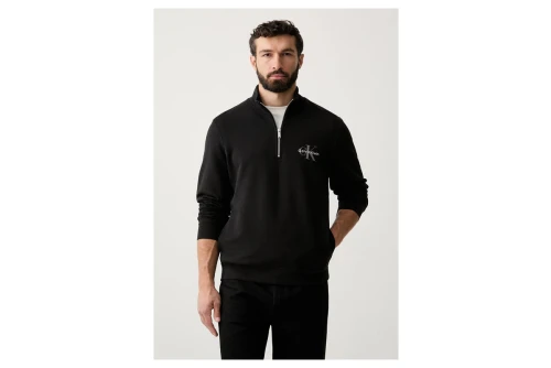 Calvin Klein Monologo Μπλούζα Με Φερμουάρ Ανδρική (LV04RG280G UB1)