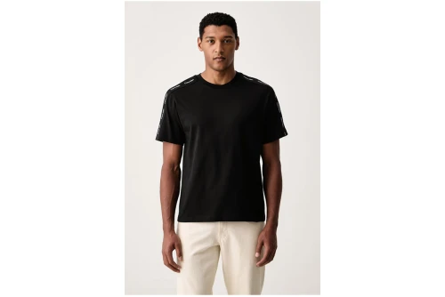 Calvin Klein Logo Tape T-Shirt Ανδρικό (LV04RH201G UB1)