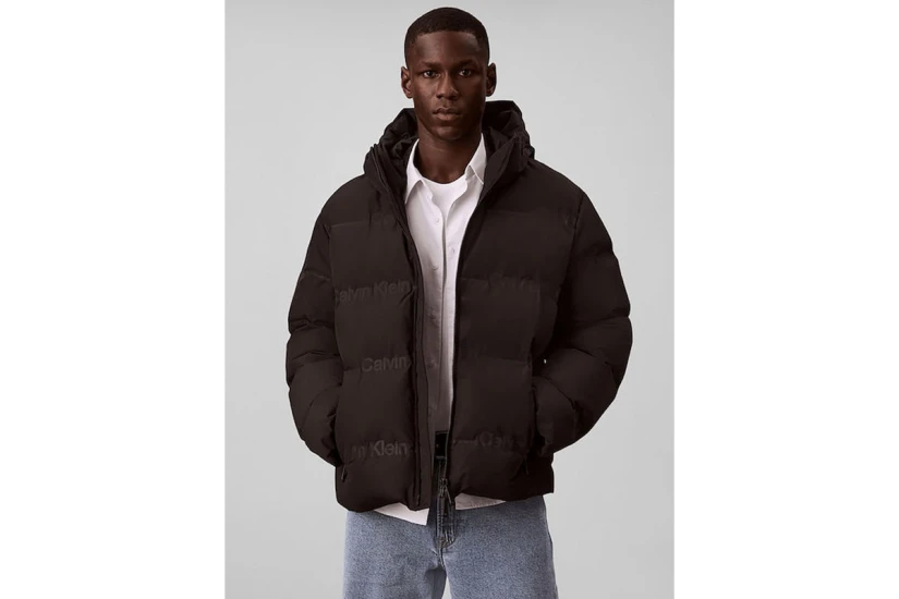 Calvin Klein Relaxed Logo Heat Seal Down Μπουφάν Puffer Ανδρικό (LV04RH523G UB1)