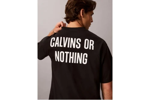 Calvin Klein Relaxed Calvins Or Nothing Graphic T-Shirt Ανδρικό (LV04RH825G UB1)