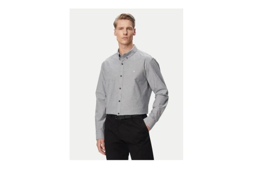 Calvin Klein Solid Classic Oxford Πουκάμισο Μακρυμάνικο Ανδρικό (LV140EM125 CEF)