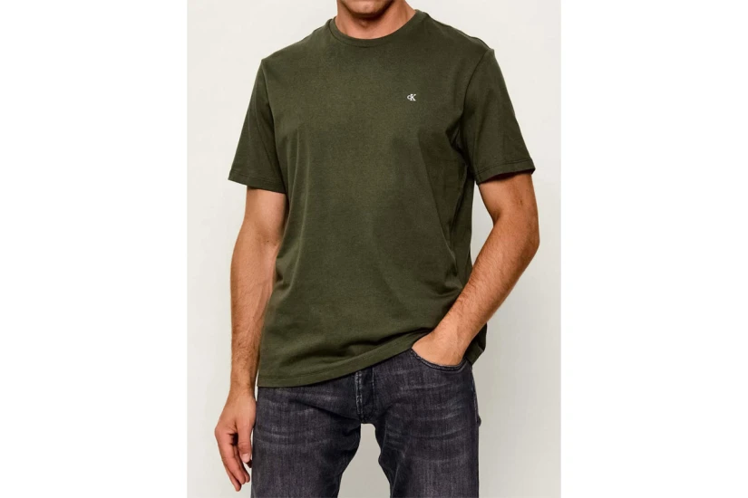 Calvin Klein Monogram Logo Embroidery T-Shirt Ανδρικό (LV14RD254G LI1)