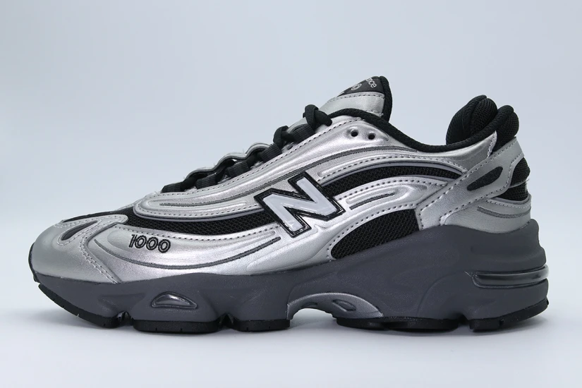 New Balance 1000 Unisex Sneakers Ασημί, Μαύρα, Ανθρακί