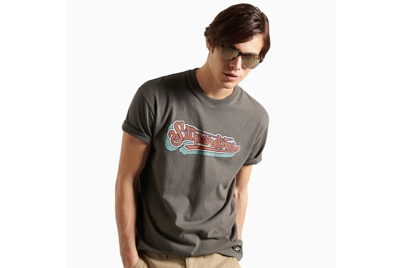 Superdry Boho Box Fit Graphic Tee (M1010908A 5FJ)