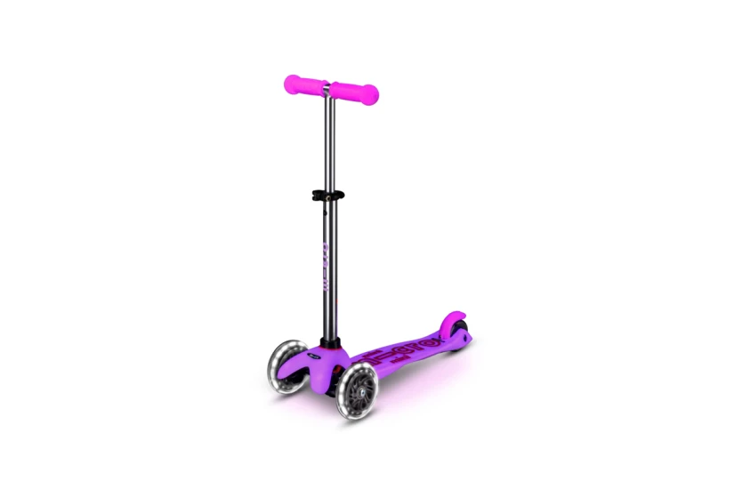 Micro Mini Deluxe Glow LED Πατίνι Μωβ