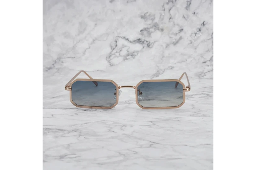 Explicit Poets Murphy Unisex Γυαλιά Ηλίου Χρυσά, Πράσινα