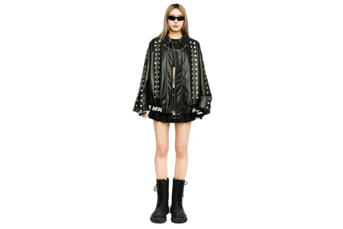 Mwm Μπουφάν Δερματίνη (MW074071021 BLACK)
