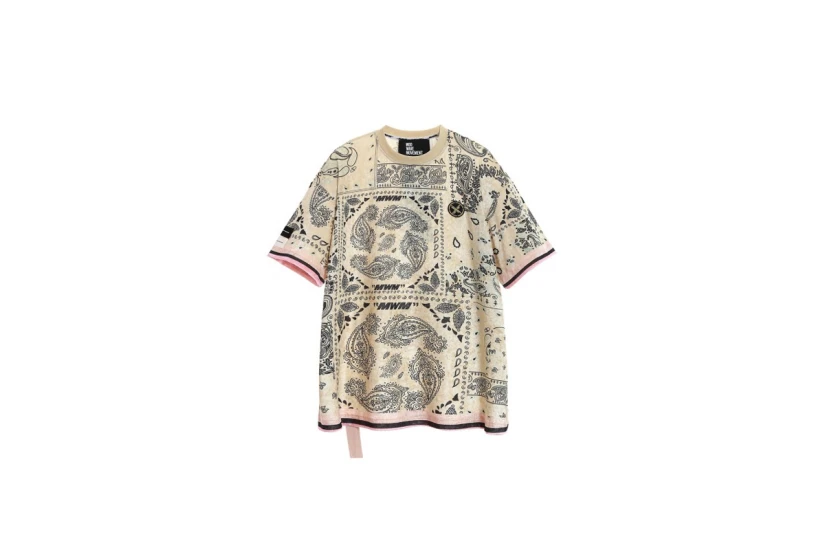 MWM Oversized Silk Bandana Κοντομάνικο T-Shirt Μπεζ