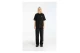 Mwm Square Pattern Soft Fabric Unisex Κοντομάνικο T-Shirt Μαύρο
