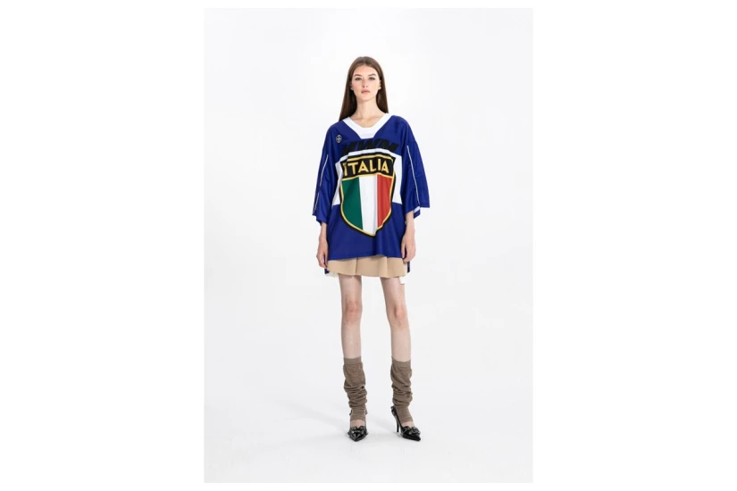Mwm Country Team Jersey Unisex Κοντομάνικο T-Shirt Μπλε