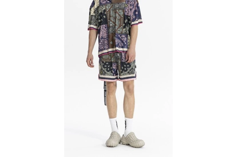 Mwm Silk Bandana Unisex Σορτς Μπλε