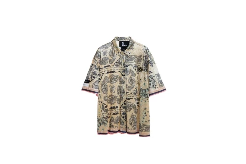 Mwm Oversized Silk Bandana Πουκάμισο Κοντομάνικο (MW092080393 ECRU)