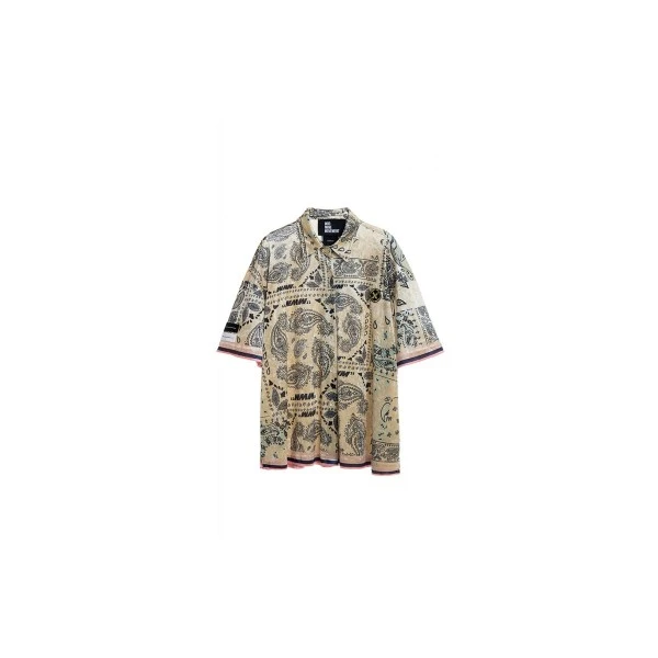 Mwm Oversized Silk Bandana Πουκάμισο Κοντομάνικο (MW092080393 ECRU)