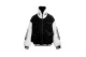 MWM Bicolor Unisex Μπουφάν Bomber Μαύρο, Εκρού