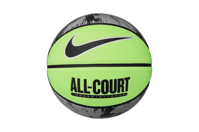 Nike Everyday All Court 8P Μπάλα Μπάσκετ Λαχανί, Γκρι Ανοιχτό