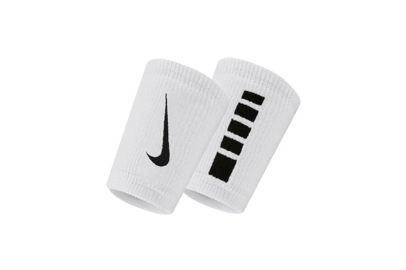 Nike Elite Doublewide Περικάρπια Λευκά 2 Τεμάχια