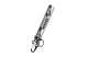 Nike Key Holder Wrist Lanyard Μπρελόκ Λευκό, Μαύρο