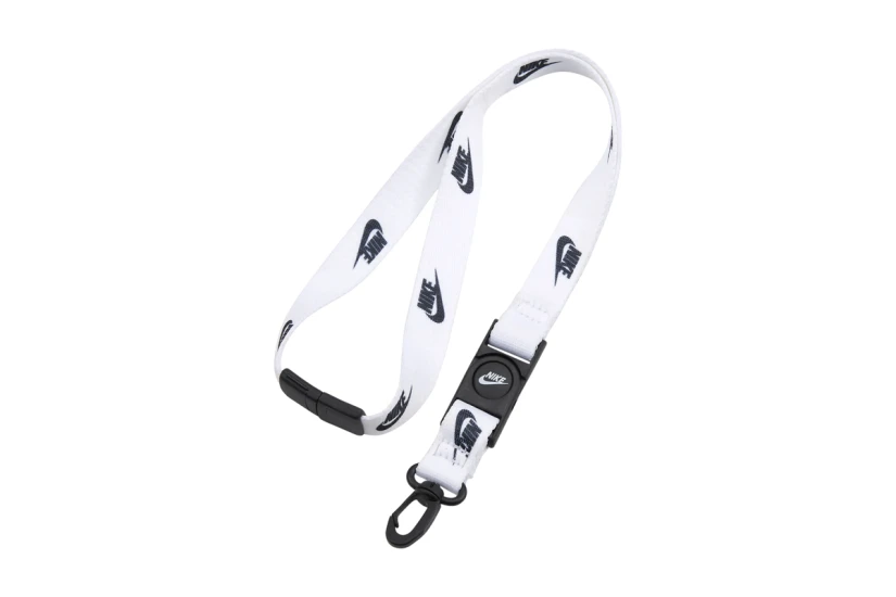 Nike Club Standard Lanyard Μπρελόκ Λαιμού Λευκό