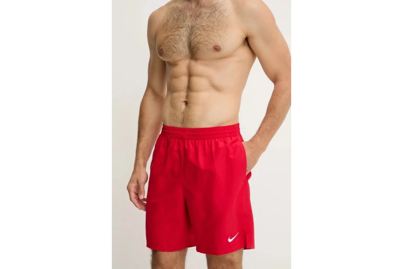 Nike Breaker Essential Brief-Lined Volley Ανδρικό Μαγιό Σορτς Κόκκινο
