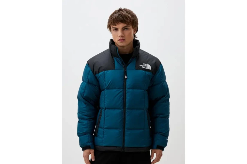 The North Face Lhotse Ανδρικό Puffer Μπουφάν Πετρόλ, Μαύρο