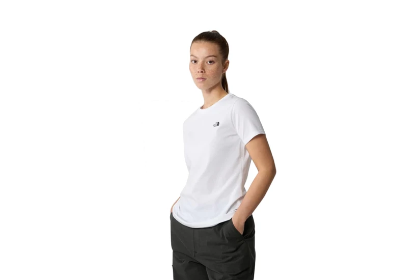 The North Face Simple Dome Γυναικεία Κοντομάνικη Μπλούζα Λευκή