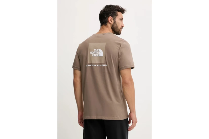 The North Face NSE Box Ανδρικό Κοντομάνικο T-Shirt Καφέ