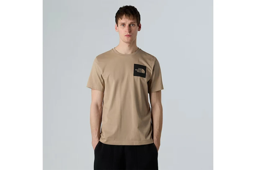 The North Face Fine Ανδρικό Κοντομάνικο T-Shirt Μπεζ